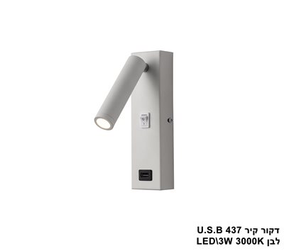 דקור קיר USB 437